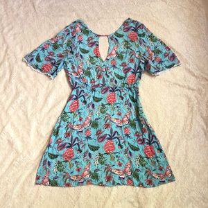 Matthew Williamson Escape floral mini dress